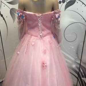 Vaaleanpunainen, vanhojentanssimekko, pink, koko 36, vain tämä kpl!