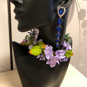 Korvakorut sinisillä korukivillä, BLUE