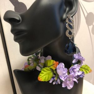 Tummansiniset korvakorut, DARK BLUE