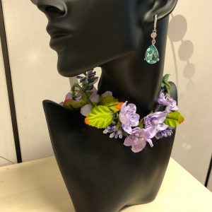 Korvakorut sinivihreillä korukivillä, AQUA