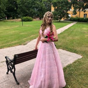 Vanhojentanssimekko, vaaleanpunainen, PINK