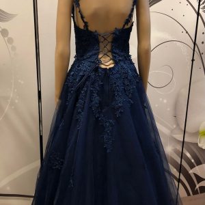 Tummansininen vanhojentanssimekko, DARK BLUE