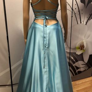 Vanhojentanssimekko/juhlamekko, vaaleansininen, LIGHT BLUE