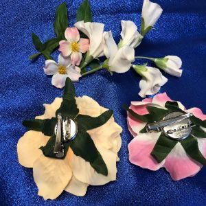 Hiusruusu klipsillä