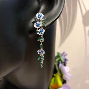 Kukkakorvakorut, LIGHT BLUE