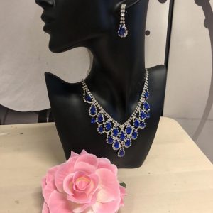 Korusetti sinisillä korukivillä (BLUE)