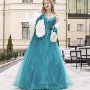 Vanhojentanssimekko vihreä, GREEN