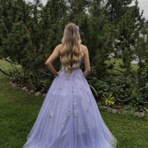 Vanhojentanssimekko, laventeli, LAVENDER