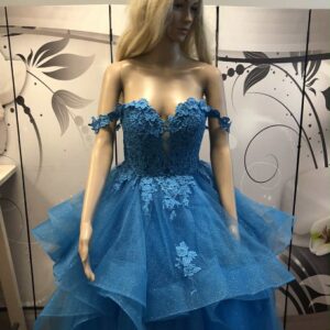 Vanhojentanssimekko, sininen, BLUE