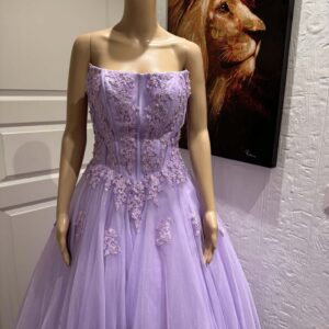 Vanhojentanssimekko, laventeli, LAVENDER